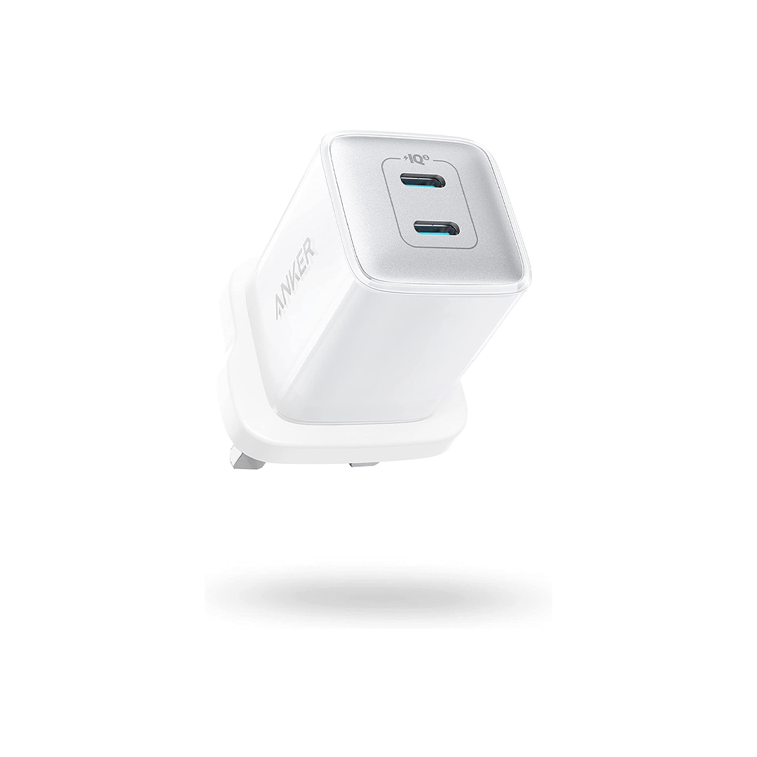 Anker 521 Nano Pro 2-Port USB-C 40W Wall Charger - White in Qatar Anker 521 Nano Pro 2-Port USB-C 40W Wall Charger - White in Qatar